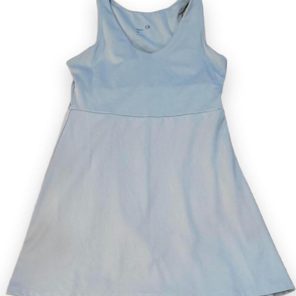 GapFit Light Blue Athletic Tank Dress Built-In Shorts XS